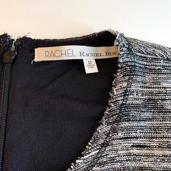 Rachel Roy 'Amelia' Asymmetrical Tweed Shell - M - Picture 4 of 7